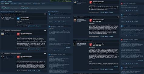 Steam Updates Customer Review System