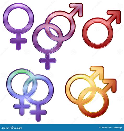 Sexuality Symbols Stock Vector Illustration Of Heterosexual 15109322