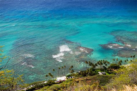 View Of Waikiki Beach From The Top Of Diamond Head Crater