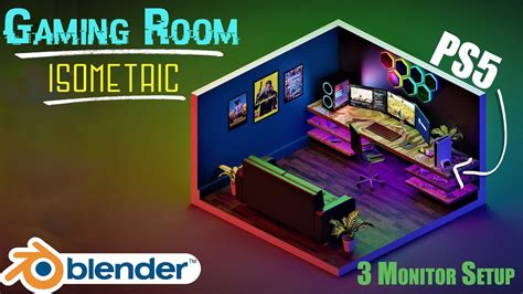 Gaming Room Tutorial In Blender 29 Youtube
