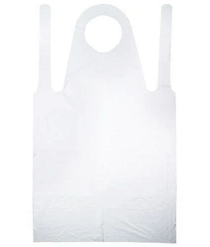 White Pvc Disposable Plastic Apron For Safety And Protection Size Extra Large At Rs 6piece In