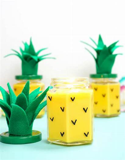 Diy Candles Pineapple Crafts Pretty Easy Homemade