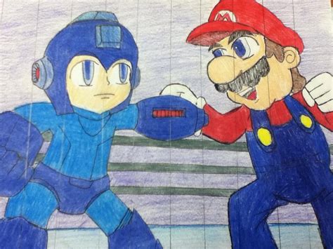 Ssb4 Mega Man Vs Mario By Fireyoshi705 On Deviantart