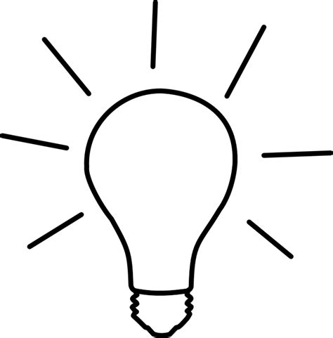 Kostenlose Vektorgrafik Idee Licht Glühbirne Lampe Kostenloses
