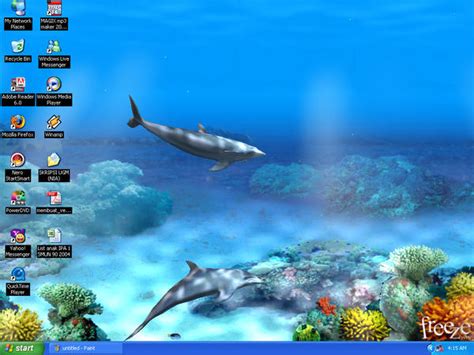My Desktop Living Dolphin 3d By Xxniaazxx On Deviantart