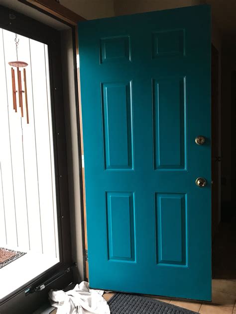 Sherwin Williams Maxi Teal Front Door Paint Colors Door Paint Colors