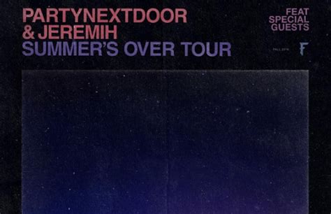 Partynextdoor And Jeremih Announce ‘summers Over Tour