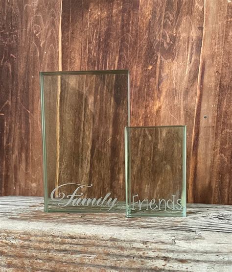 Glass Etched Picture Frames Etsy