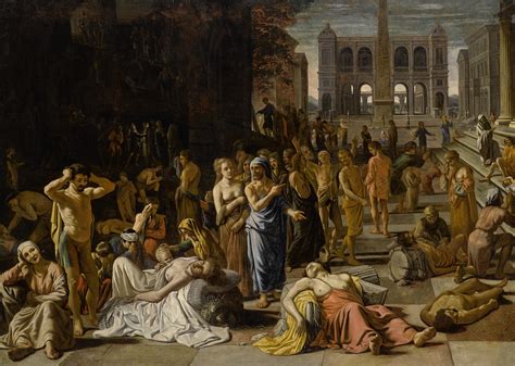 Circle Of Michael Sweerts Plague In An Ancient City Master