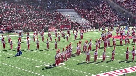 Cornhusker Marching Band Halftime Show Wild Blue Yonder Veterans Day