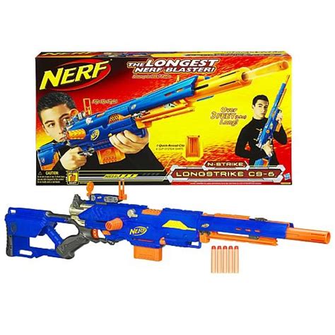 Nerf N Strike Longstrike Cs 6 Dart Blaster