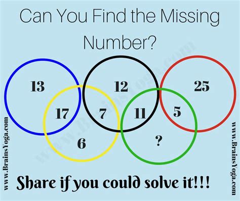 Explore our range of math puzzles with answers for class 3 that will help your kid apply and practice their math skills to solve number problems. Olympic Rings Math Brain Teaser for kids with Answer-Brain ...
