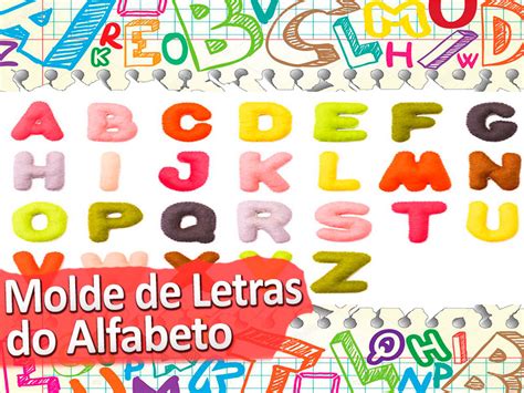 Molde De Letras Do Alfabeto Em Feltro Download Pdf