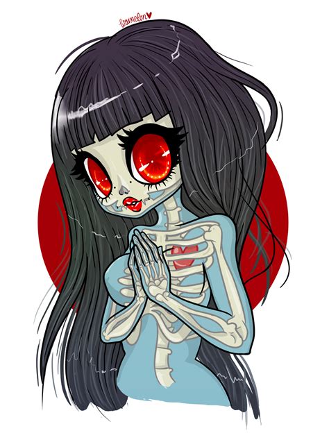Happy Halloween ♡ Yandere Girl Art Horror Cartoon