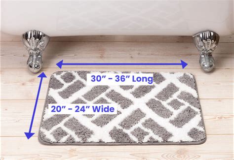 Bathroom Rug Sizes Dimensions Guide Designing Idea