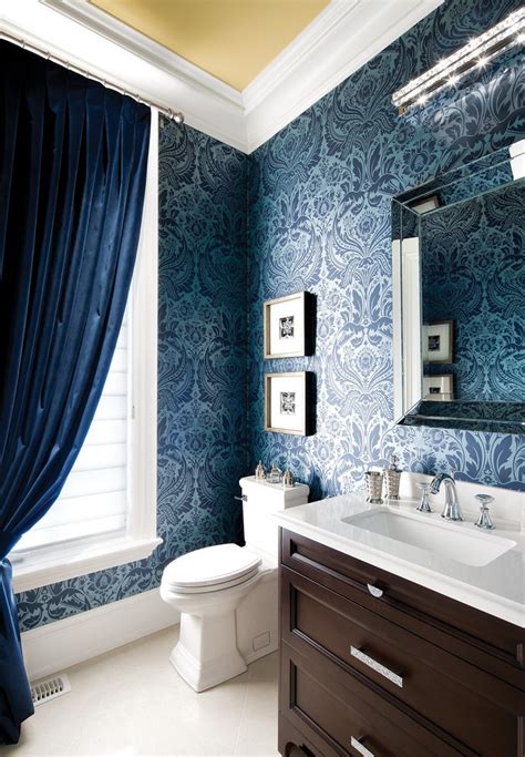 Gorgeous Wallpaper Ideas For Your Modern Bathroom Maison