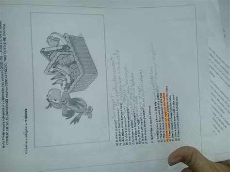 Observe A Imagem E Responda