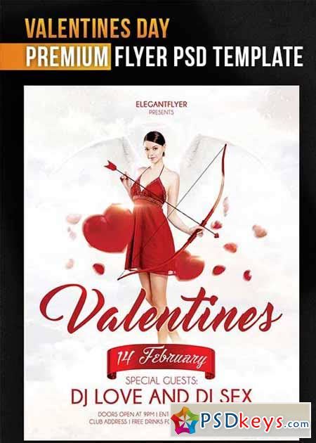 Valentines Day Flyer Psd Template Facebook Cover Free Download