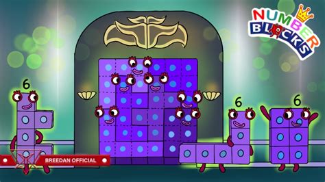 Numberblocks 6 Puzzle Squares Its All Fun Event Number Six