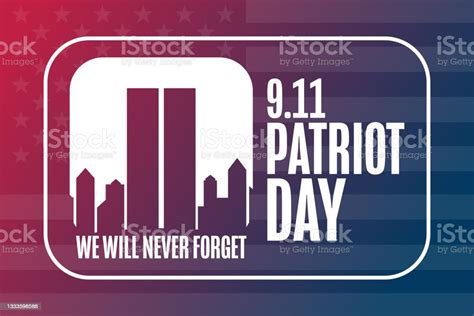 Patriot Day 911 We Will Never Forget Template For Background Banner