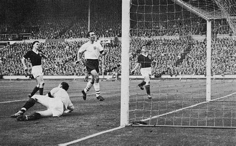 15th April 1961 England Inside Forward Jimmy Greaves Scoring Against