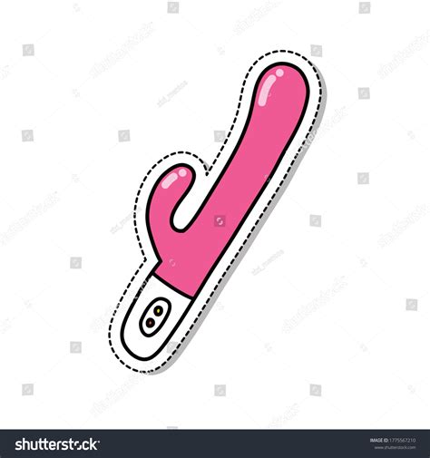vibrator sex toy doodle icon vector stock vector royalty free 1775567210