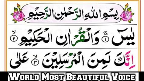 Surah Yasin Full Beautiful Voice Recite Surah Yasin Tilawat Fazilat