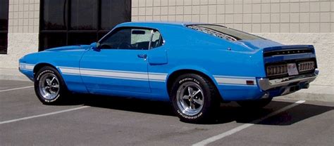 Grabber Blue 1969 Ford Mustang Shelby Gt 350 Fastback Mustangattitude