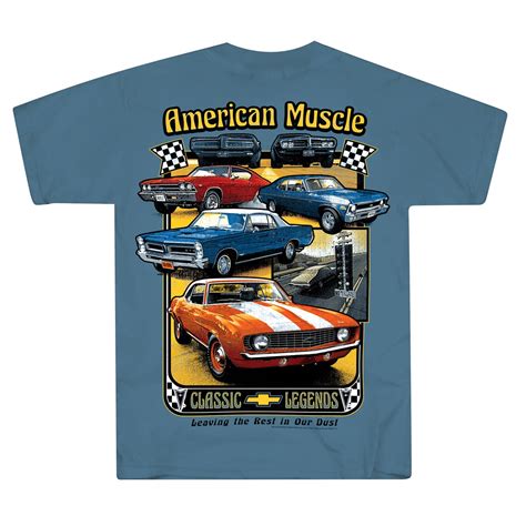 Chevy American Car Classics Graphic T Shirt Collections Etc