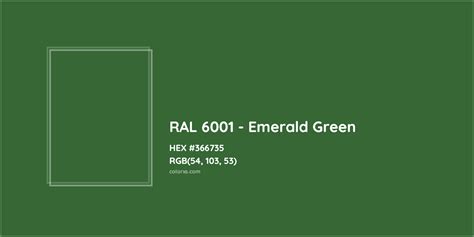 About Ral 6001 Emerald Green Color Color Codes Similar Colors And