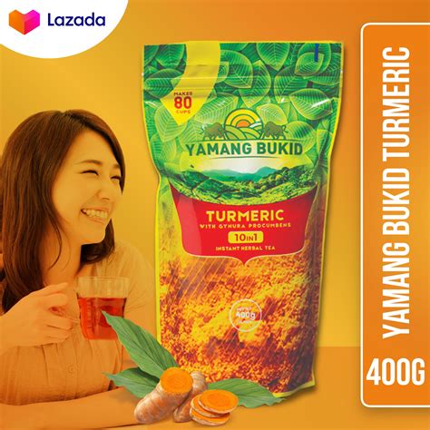 Original Yamang Bukid Turmeric 10 In 1 Tea 400 Grams Herbs Tea