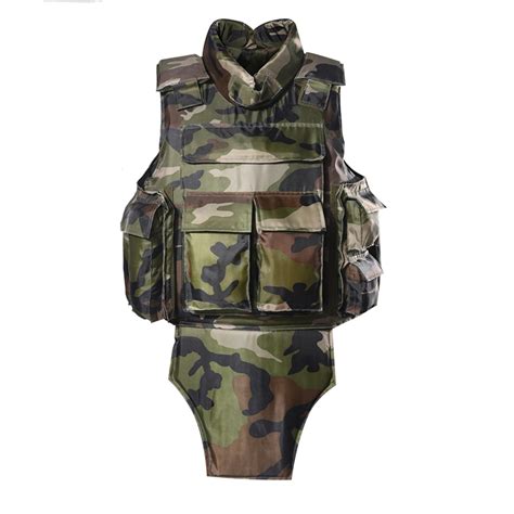 Custom Camouflage Military Bulletproof Vest Full Body Armor Vest Army