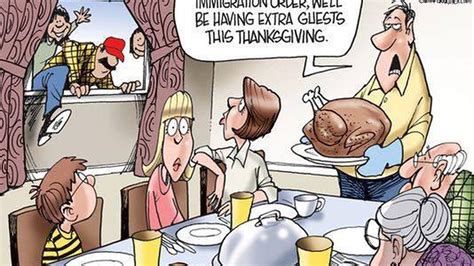 Happy thanksgiving hand drawn cartoon doodles illustration. This tone-deaf cartoonist forgets that Thanksgiving is ...
