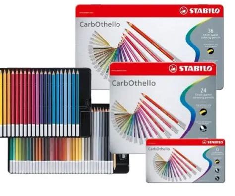 Stabilo Carbothello Artist Pastel Chalk Colouring Pencils 44 Mm Lead