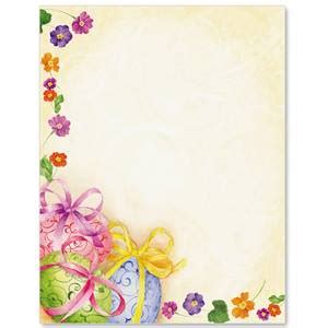 On this page, you will find a selection of free printable easter border templates. Easter Egg Soiree Border Papers | PaperDirect's