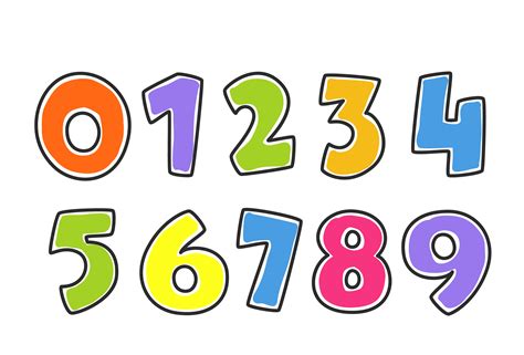 Kids Colorful Alphabet Numbers Download Free Vectors Clipart