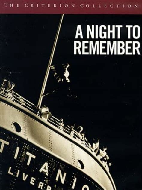 A Night To Remember 1958 Posters — The Movie Database Tmdb