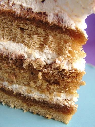 A chiffon cake is a very light cake made with vegetable oil, eggs, sugar, flour, baking powder, and flavorings. TENDER CRUMB: Cappucino Chiffon Cake (TCS)