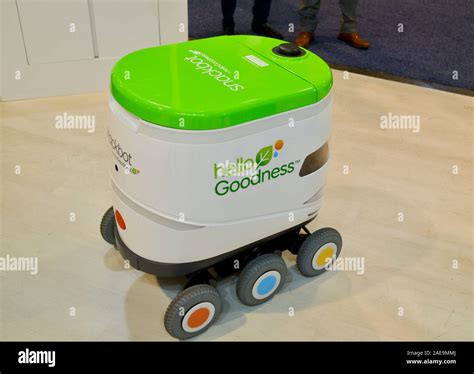 Snackbot Autonomous Self Driving Robot Designed To Deliver Pepsico Hello Goodness Snacks