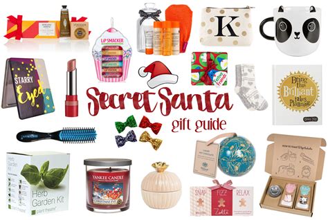 These 47 secret santa gift ideas are all $50 or less, so you don't have to break the bank to shop for everyone on your list. Secret Santa Gift Guide | Stocking Fillers for Under £15 ...