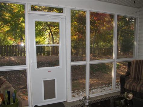 Screened Porch Storm Window Thermal Window Insert Simple Porch