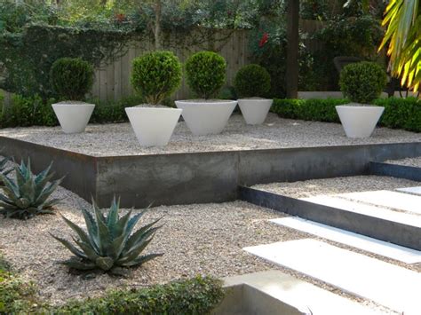 Modern Garden Design Examples Planters As Accent Houzz Home