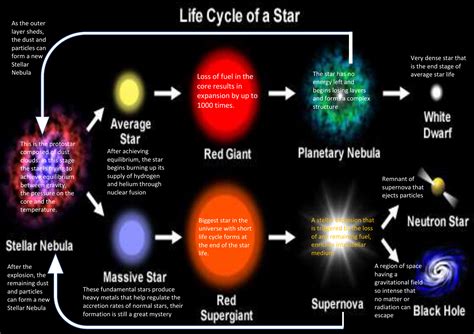 Life Cycle Of A Star Poster Project Smartcasualweddingoutfitideas
