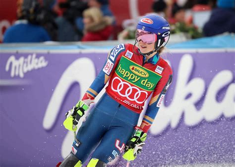 All it takes is all you got. MIKAELA SHIFFRIN at Alpine Skiing FIS World Cup Slalom at ...