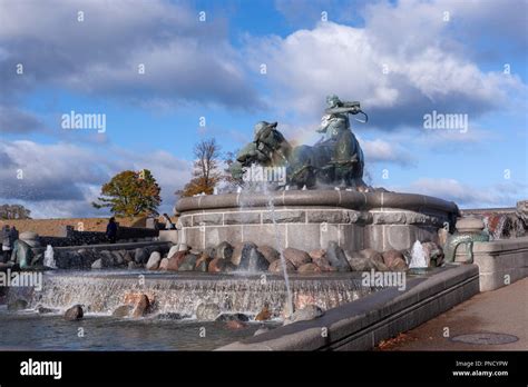 Gefion Fountain Designed By Danish Artist Anders Bundgaard