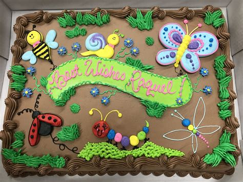 Bug Cake Bug Birthday Cakes Sheet Cake Designs