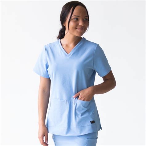 Ceil Blue Scrub Top Ceil Blue Scrubs Scrub Skirts Blue Scrubs