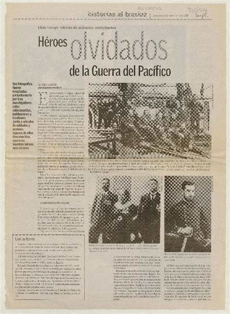 Retratos Los Héroes Olvidados De La Guerra Del Pacífico Biblioteca Nacional Digital De Chile