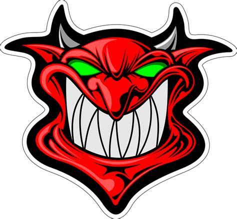 Cartoon Devil Head