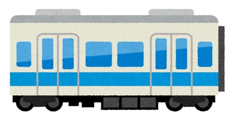 無料イラスト かわいいフリー素材集: 小田急電鉄の電車のイラスト
